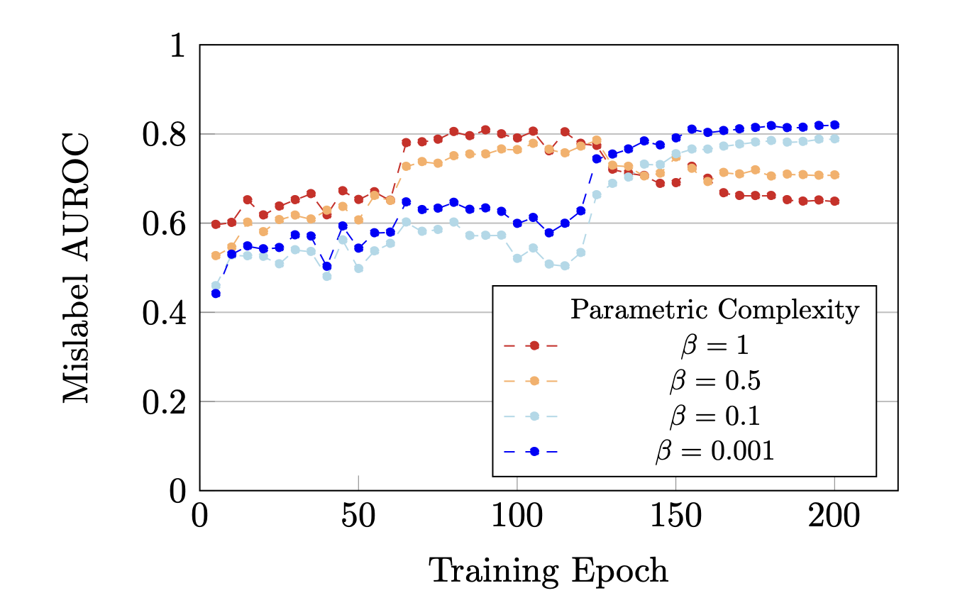 Parametric complexity temperature